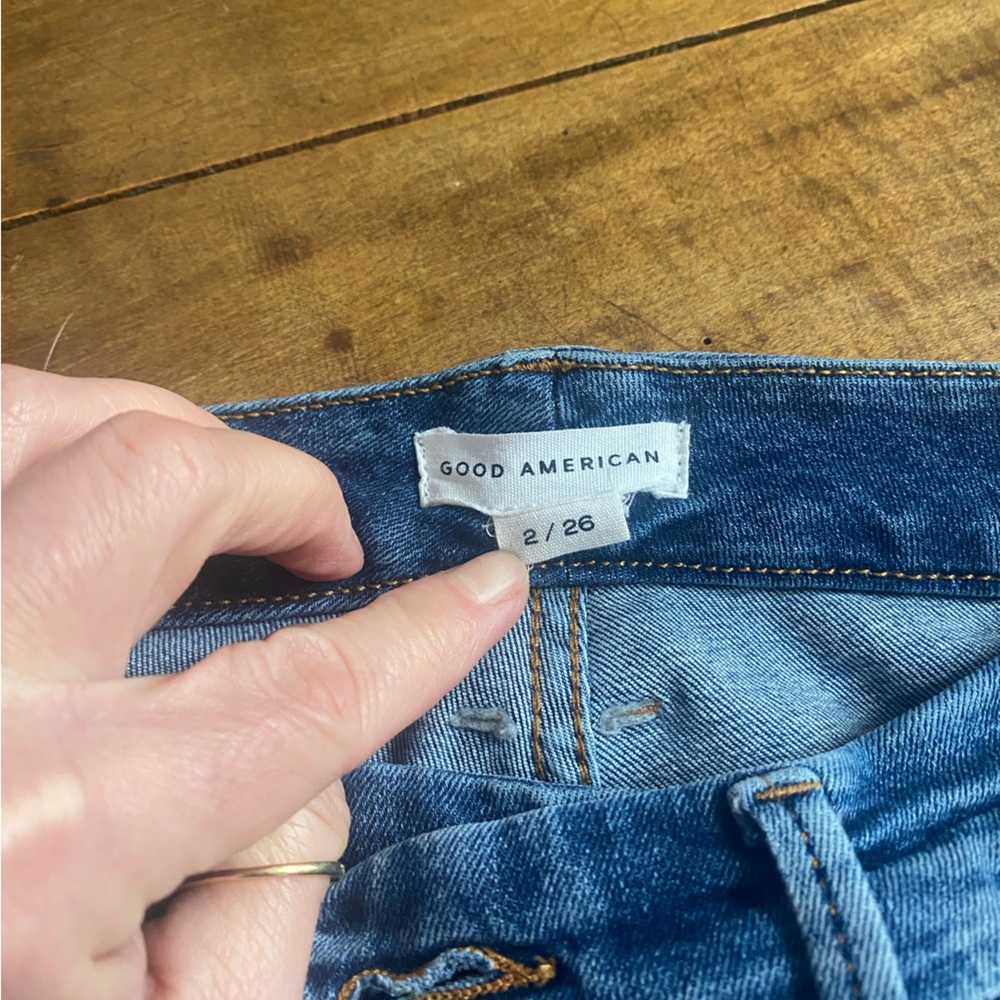 Good American Light Blue Denim Jeans SZ 2/26